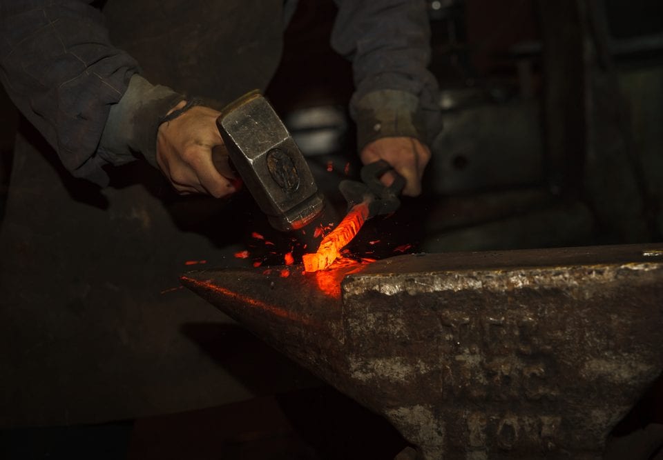 history steel metal forging