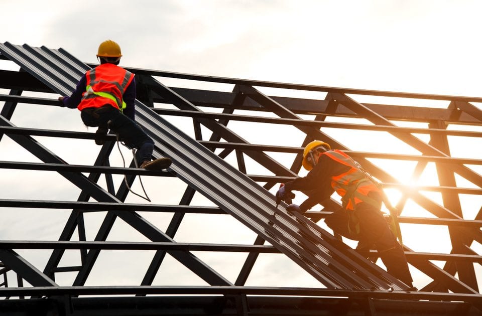 steel roofing building types